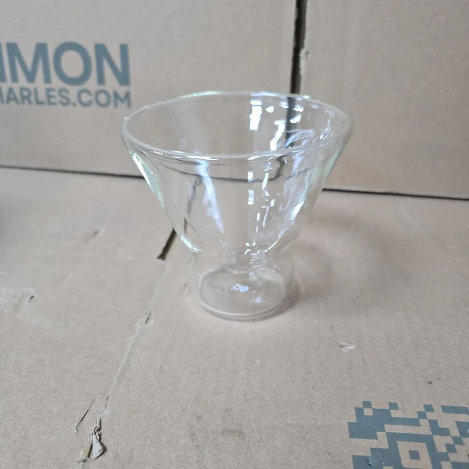 MASTERPRO DOUBLE-WALL MARTINI GLASSES, SET OF 2 – BOXED