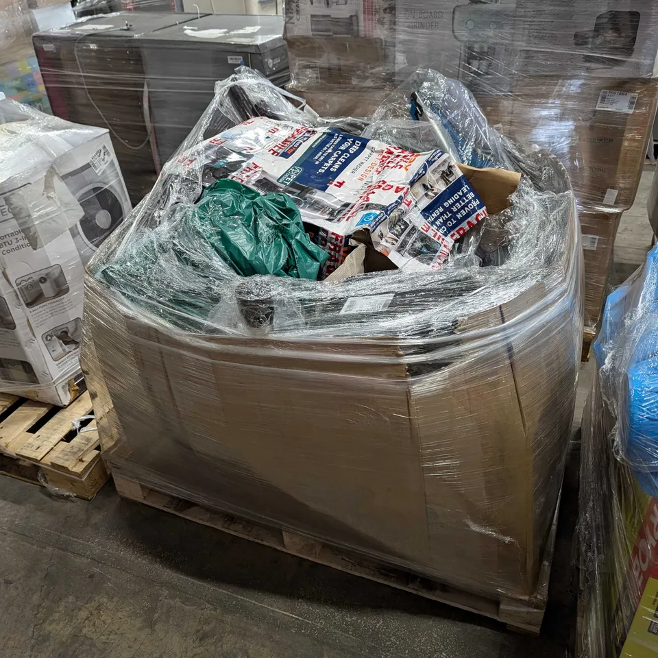 PALLET OF APPROXIMATELY 19 UNPROCESSED RAW RETURN HOUSEHOLD AND ELECTRICAL GOODS TO INCLUDE;