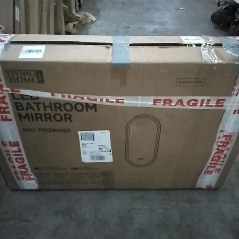 BOXED LIVING AND HOME LED BATHROOM MIRROR X2