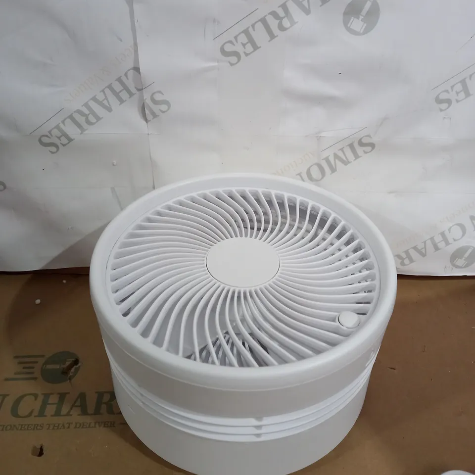 BELL & HOWELL OSCILLATING ADJUSTABLE FOLDING RECHARGEABLE STAND FAN