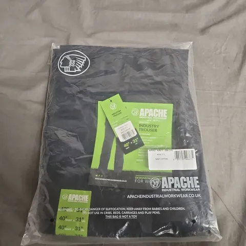 APACHE INDUSTRIAL WORKWEAR INDUSTRY TROUSER – NAVY, UK 40 (40W X 31L)