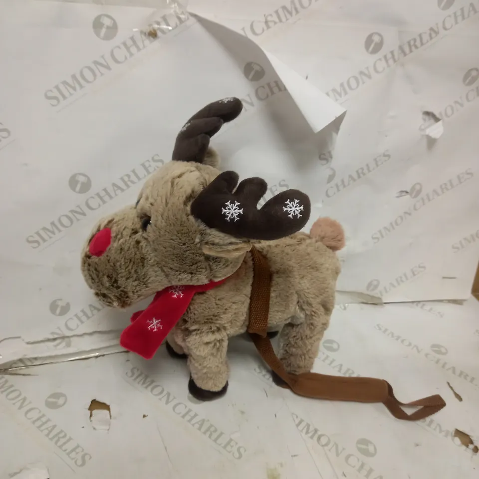 ANIMATED WALKING AND SINGING REINDEER RRP £22