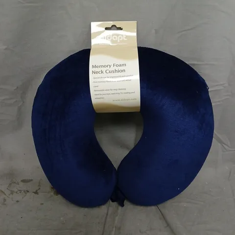 AIDAPT MEMORY FOAM NECK CUSHION IN NAVY