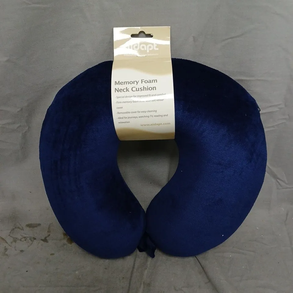 AIDAPT MEMORY FOAM NECK CUSHION IN NAVY