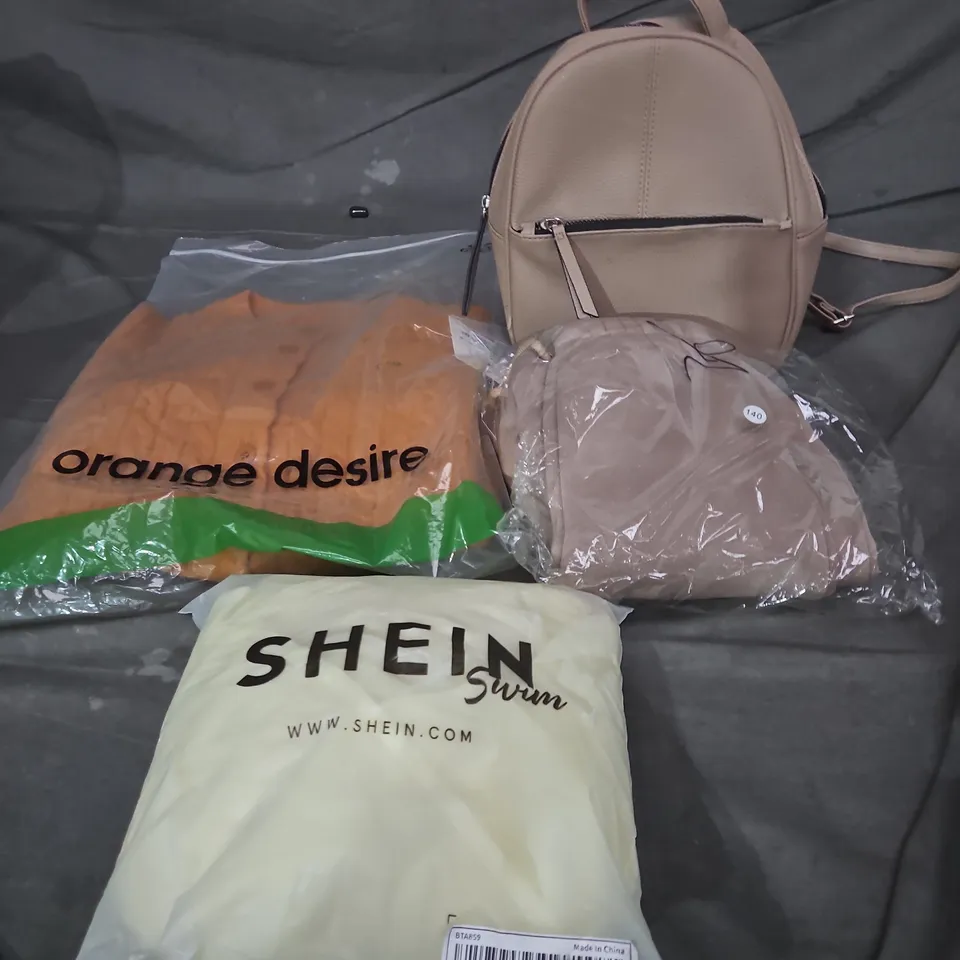 APPROXIMATELY 25 ASSORTED CLOTHING AND FASHION PRODUCTS IN VARIOUS STYLES AND SIZES - COLLECTION ONLY