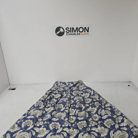 HELENE BERMAN LONDON SIZE 10 SKIRT BLUE FLORAL