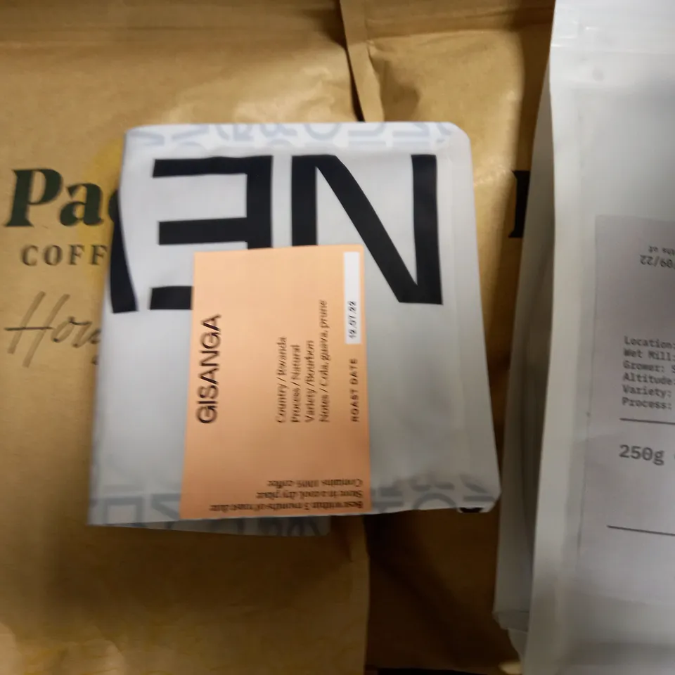 LOT OF 12 PACKS OF COFFEE BEANS