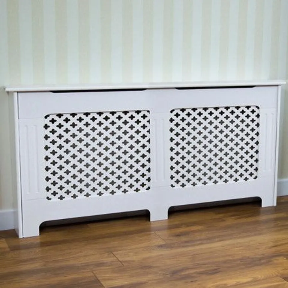 BOXED OXFORD RADIATOR COVER MEDIUM - WHITE (1 BOX)