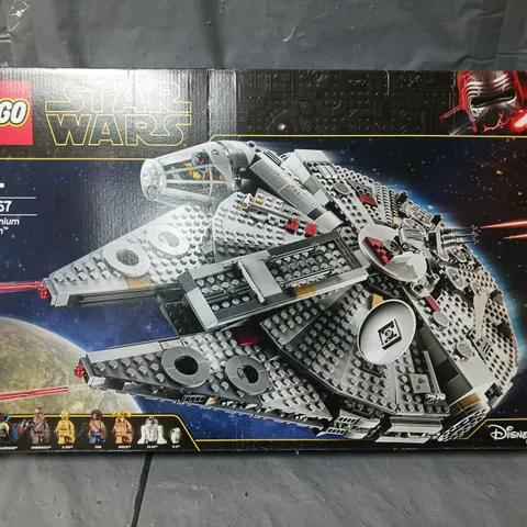 BOXED LEGO STAR WARS MILLENNIUM FALCON 75257