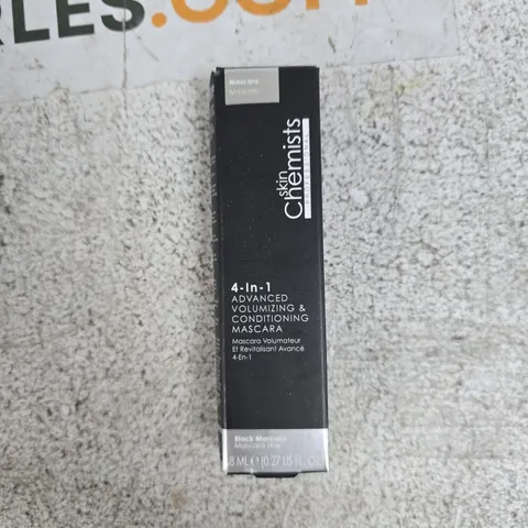SKINCHEMISTS PROFESSIONAL 4-IN-1 ADVANCED VOLUMISING & CONDITIONING MASCARA – BLACK (8 ML)