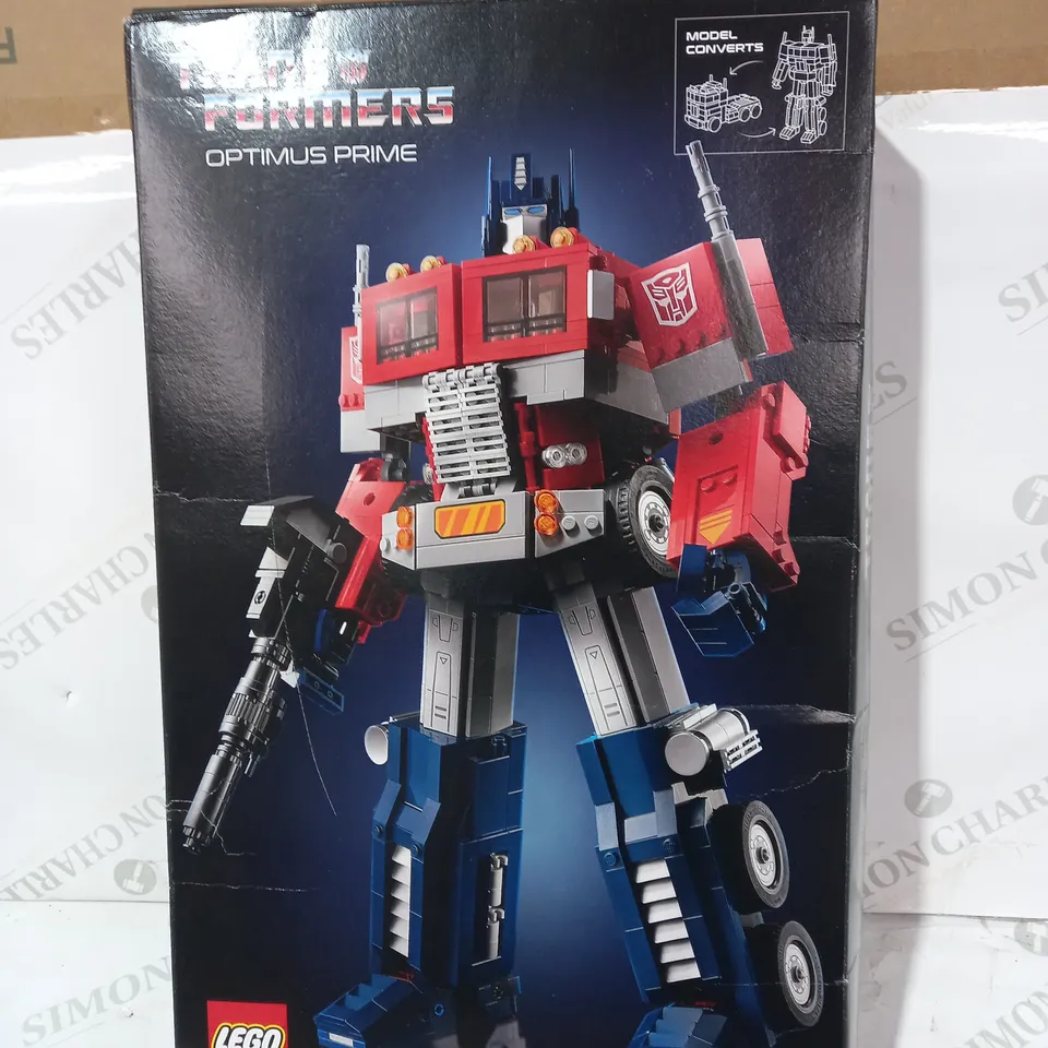 BOXED LEGO TRANSFORMERS OPTIMUS PRIME 10302 RRP £149