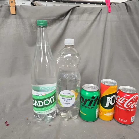APPROXIMATELY 12 ASSORTED DRINKS TO INCLUDE FLAVOURED WATER, SPRITE ZERO SUGAR, J20, ETC - COLLECTION ONLY