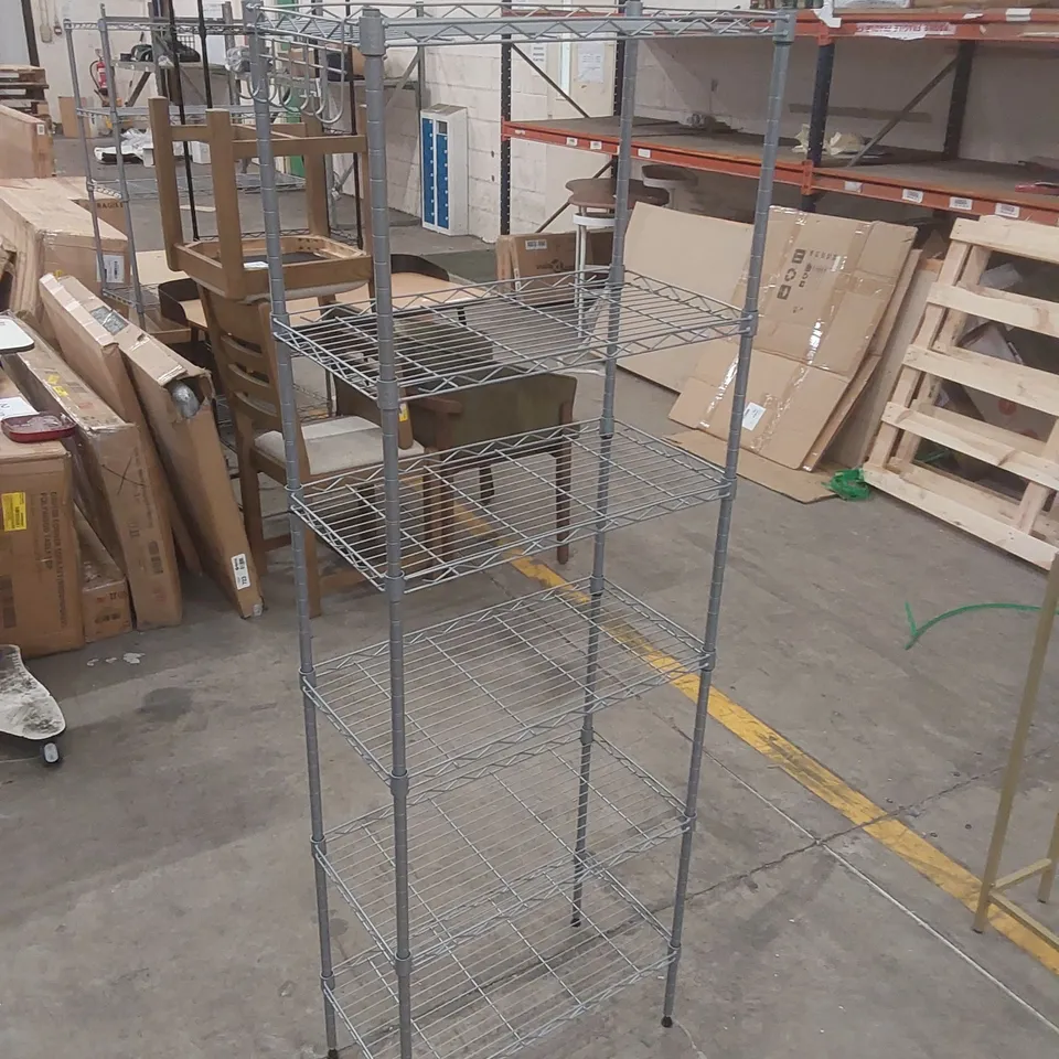 ELU 54CM W POWDER COATED STEEL SHELVING UNIT