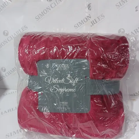 COZEE HOME VELVETSOFT SUPREME THROW 150CM X 200CM