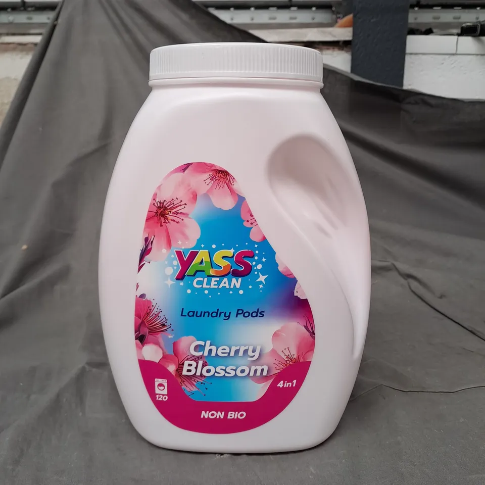 YASS CLEAN 120 LAUNDRY PODS - CHERRY BLOSSOM
