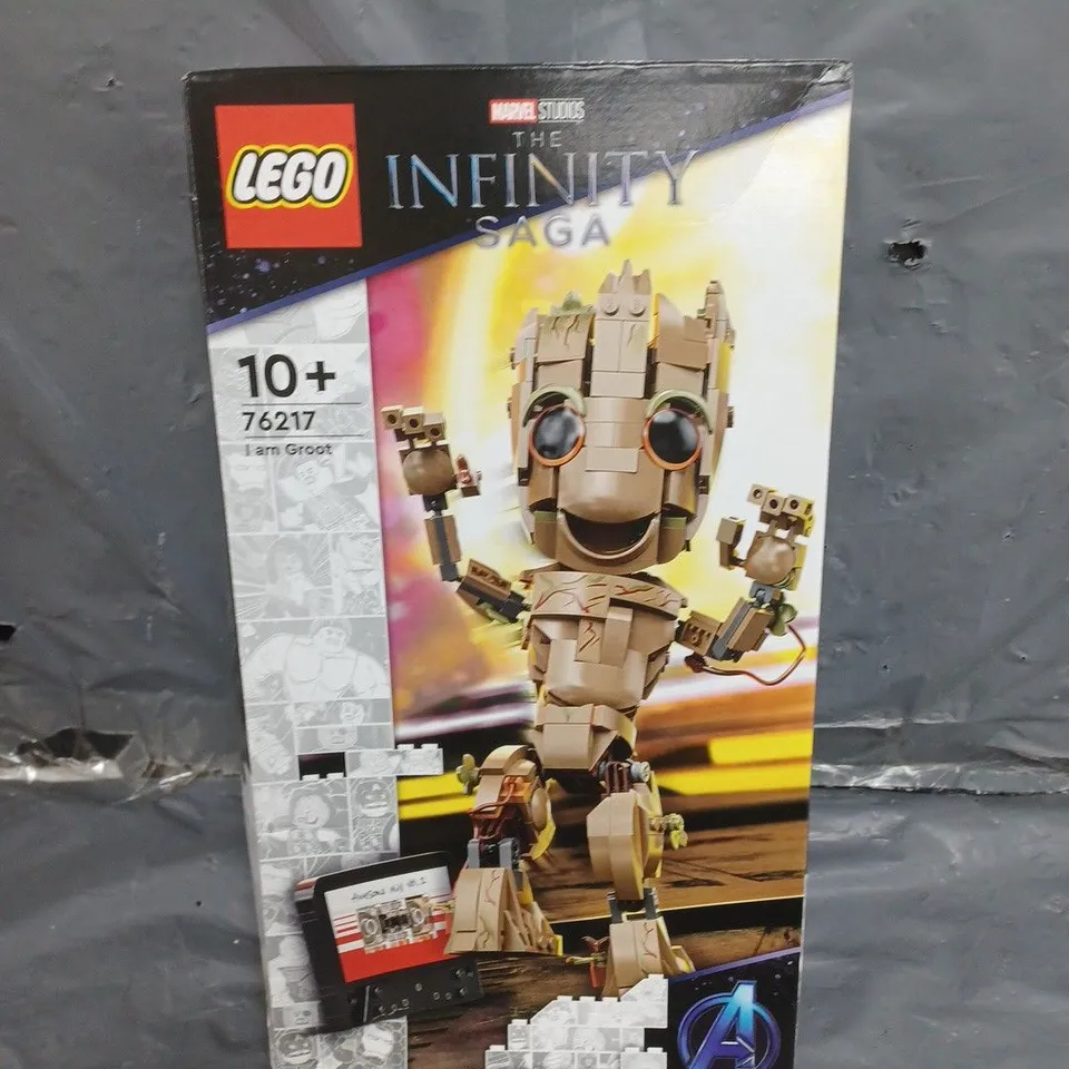 BOXED LEGO THE INFINITY SAGA I AM GROOT 76217 RRP £44.99