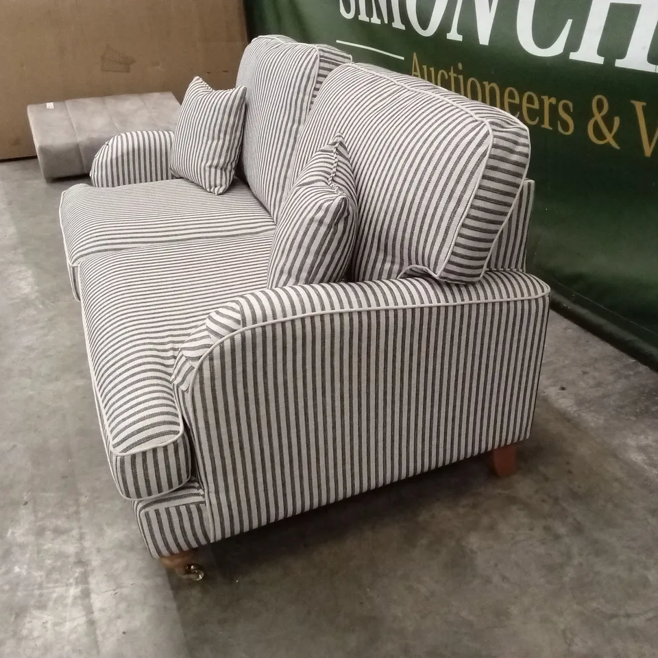 BAY STRIPE 2 SEATER FABRIC SOFA RRP £1099