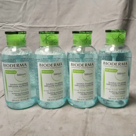 LOT OF 12 BIODERMA 500ML PURIFYING CLEANSING MICELLE SOLUTIONS