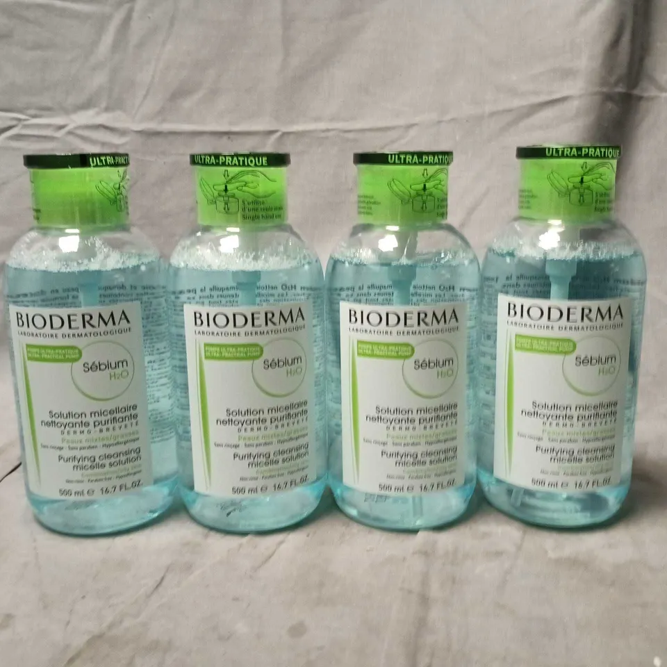 LOT OF 12 BIODERMA 500ML PURIFYING CLEANSING MICELLE SOLUTIONS