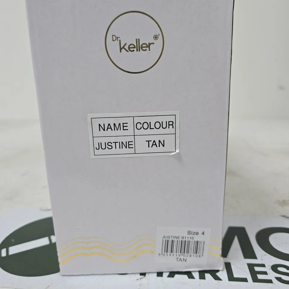 DR KELLER JUSTINE TAN SLIPPERS – UK 4