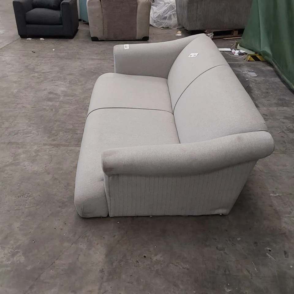 QUALITY DESIGNER 2 SEATER SOFA GREY FABRIC