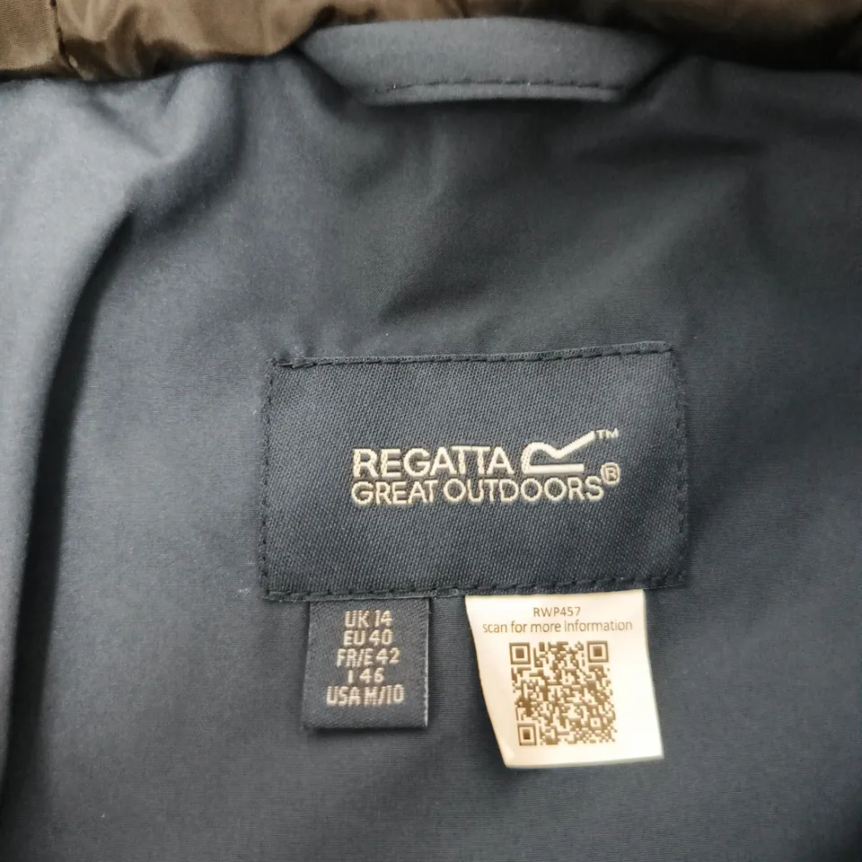 REGATTA GREAT OUTDOORS WOMEN'S HOODED JACKET – NAVY, UK 14 (EU 40)