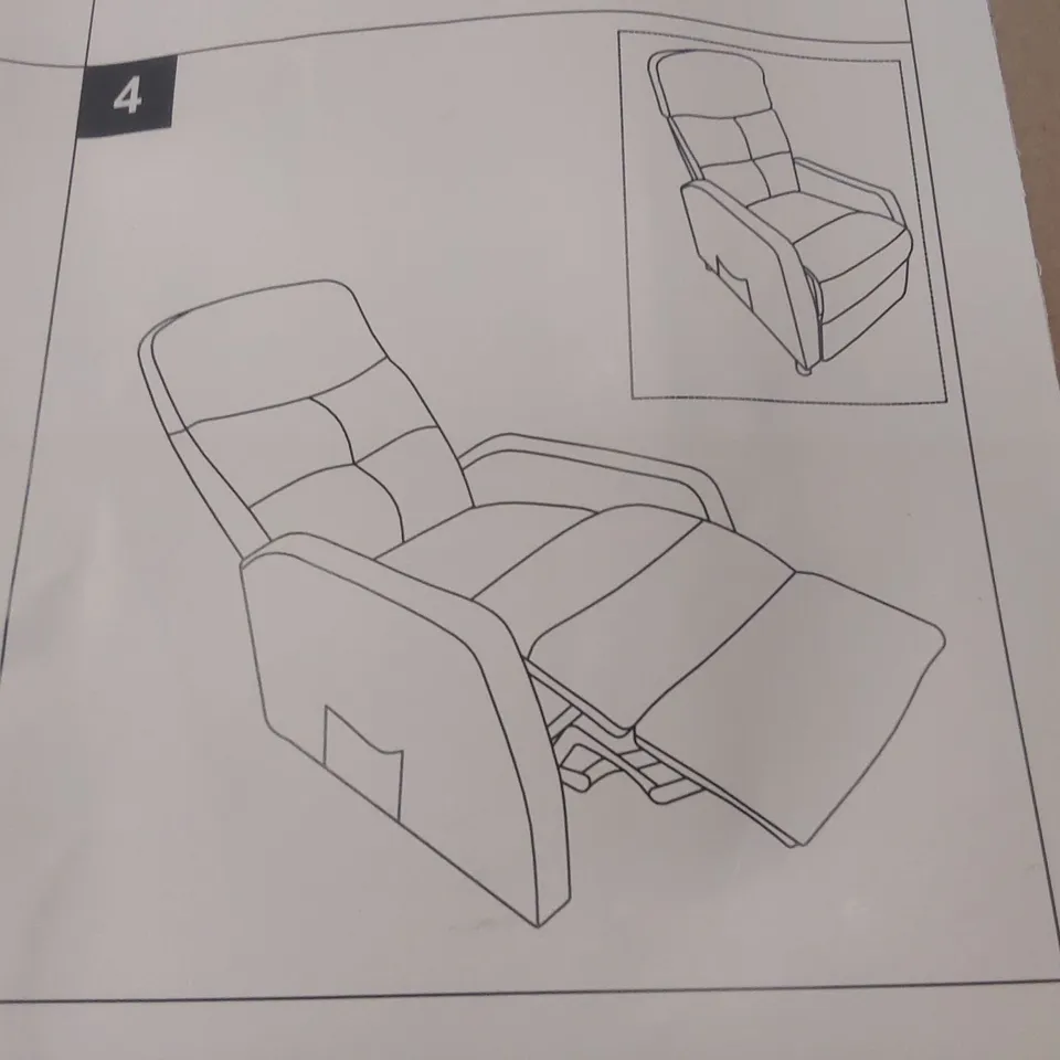 BOXED MASSAGE RECLINER CHAIR (1 BOX)