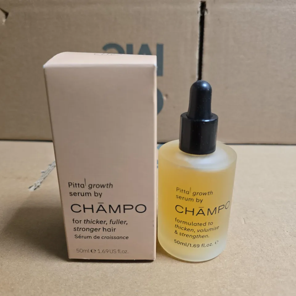 BOXED CHAMPO PITTA GROWTH SERUM – FOR THICKER, FULLER, STRONGER HAIR - 50ML