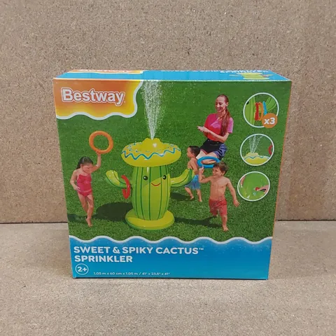 4 x BRAND NEW BOXED BESTWAY SWEET & SPIKY CACTUS SPRINKLERS