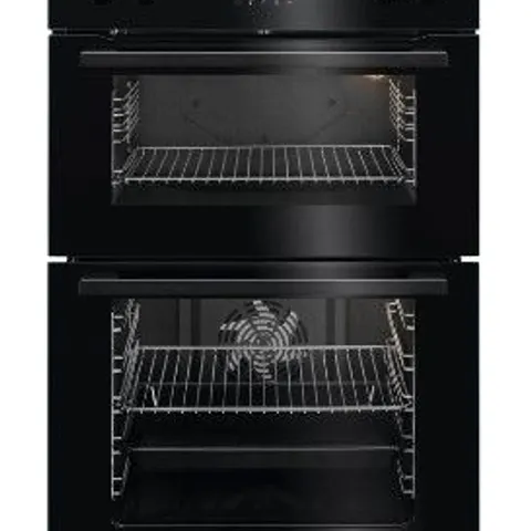 AEG DCE531160B BUILT IN ELECTRIC DOUBLE OVEN - BLACK - A/A RATED