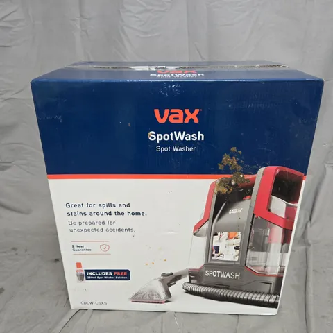 VAX SPOT WASHER BOXED WITH MANUAL