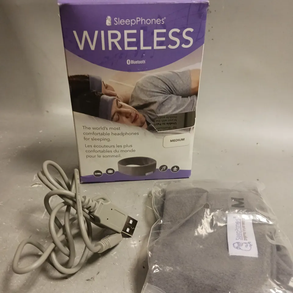 BOXED SLEEP-PHONES WIRELESS BLUETOOTH SLEEPING HEADPHONES 