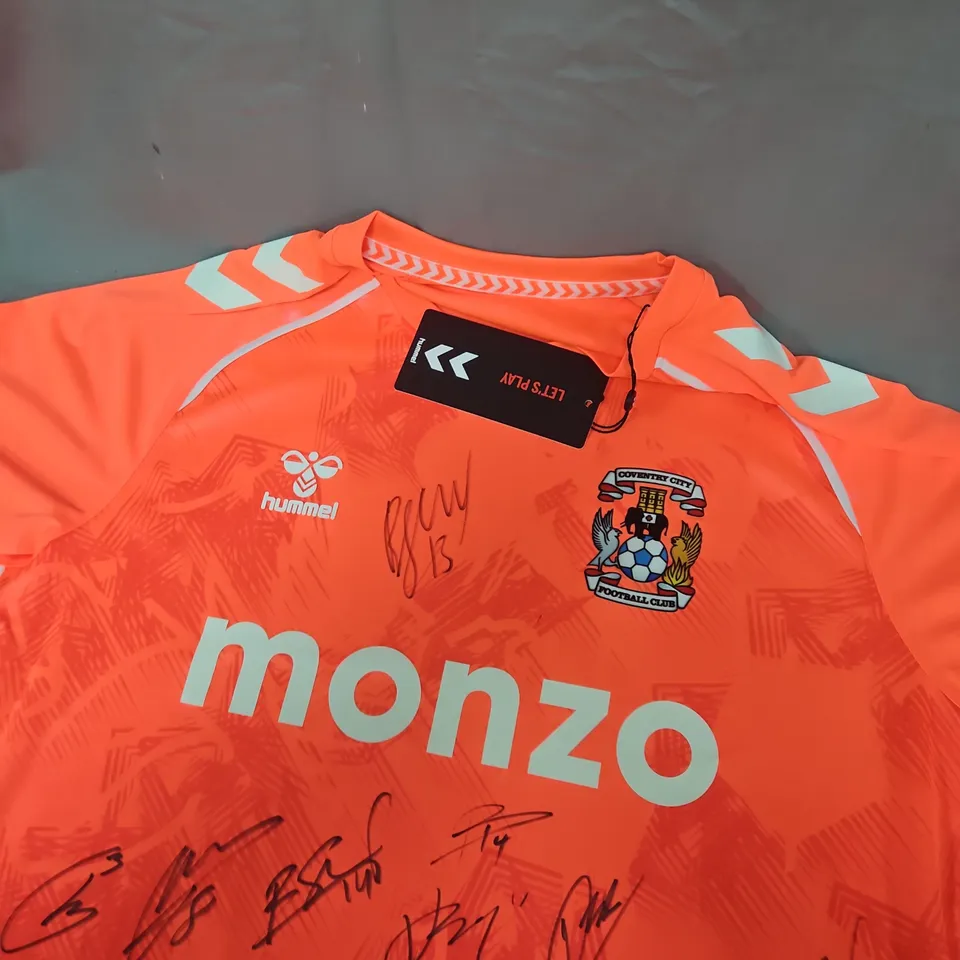 COVENTRY CITY FC 25/26 AWAY FOOTBALL SHIRT – SIGNED 