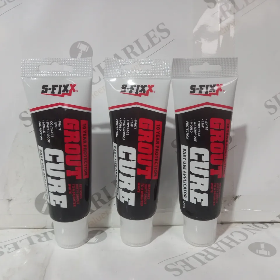 BOX OF 3 SFIXX APPROX 120ML ADVANCED GROUT WHITENER & PROTECTION