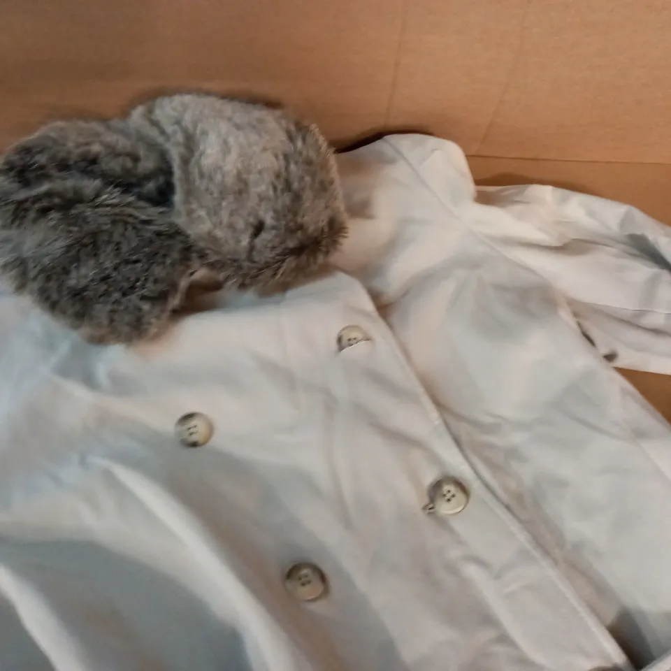 WALLIS FAUX FUR COLLARED BELTED COAT - 18