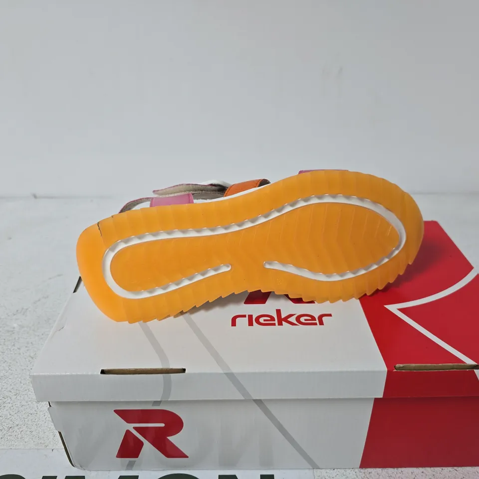 RIEKER LEATHER SPORTY SANDAL UK 6 BOXED