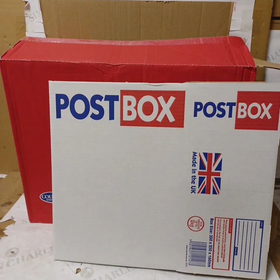 COUNTY STATIONARY APPROX 15 MEDIUM COUNTY POST BOXES
