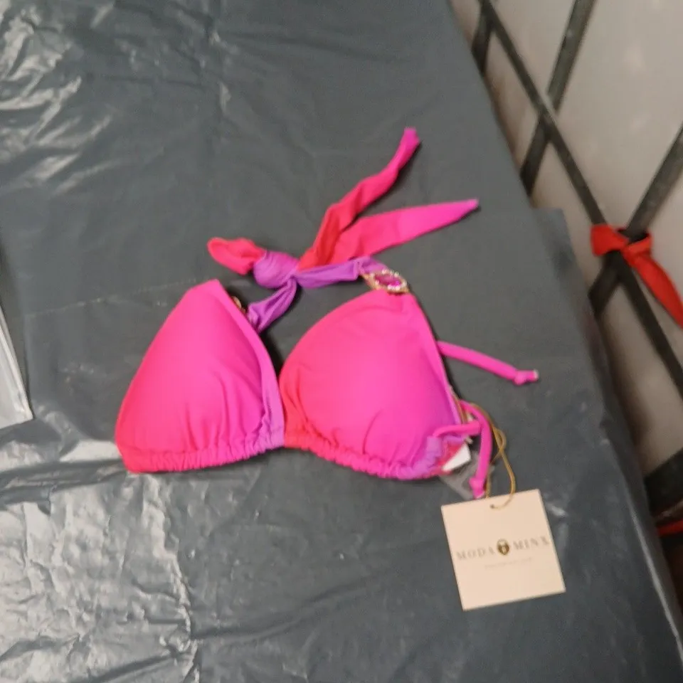 MODA MINX PINK BIKINI TOP – SIZE M