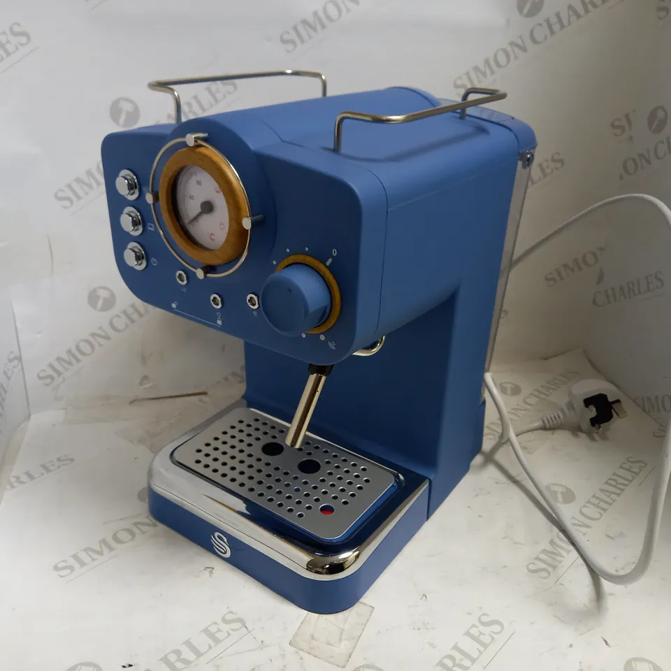 SWAN ESPRESSO COFFEE MAKER - SPRUCE BLUE
