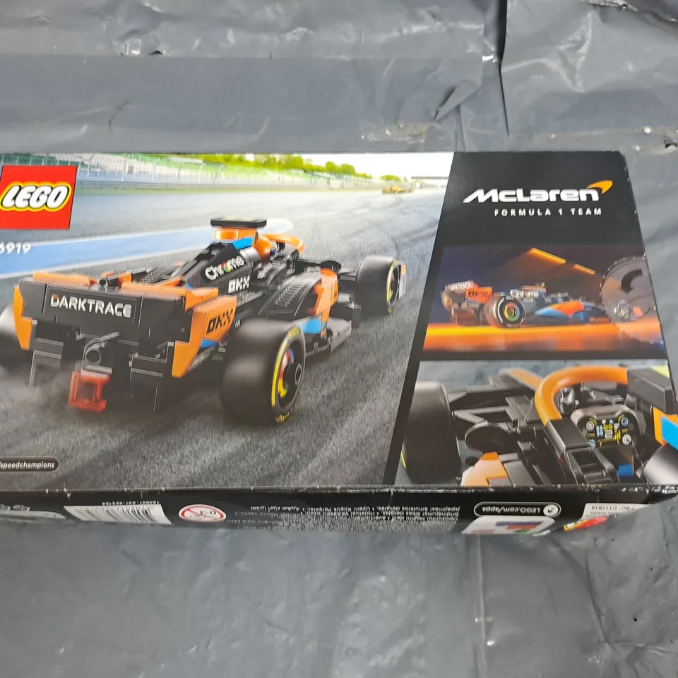 LEGO SPEED CHAMPION 2023 MCLAREN F1 RACE CAR - 76919