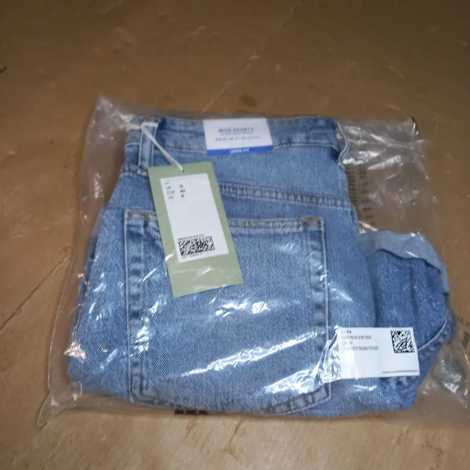 H&M MOM SHORTS ULTRA WAIST SIZE UK 12 