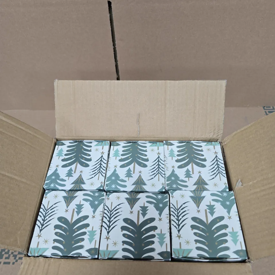 BOX OF 6 GISELA GRAHAM SANDALWOOD AND CLOVE SCENTED CANDLES