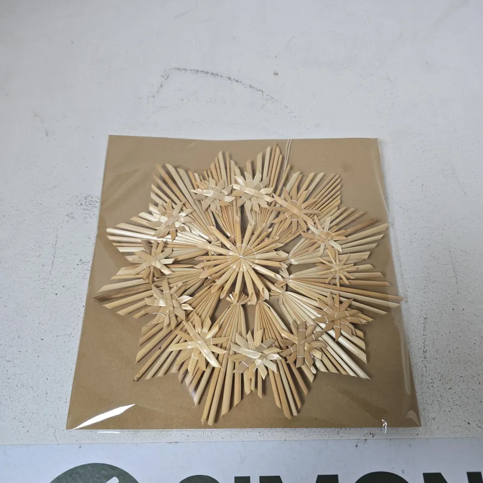 BOX OF APPROXIMTELY 12 GISELA GRAHAM LONDON FOLDED PAPER STARBURST WALL ORNAMENT