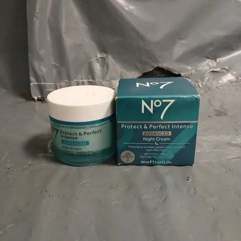 BOXED N07 PROTECT & PERFECT INTENSE NIGHT CREAM 50ML