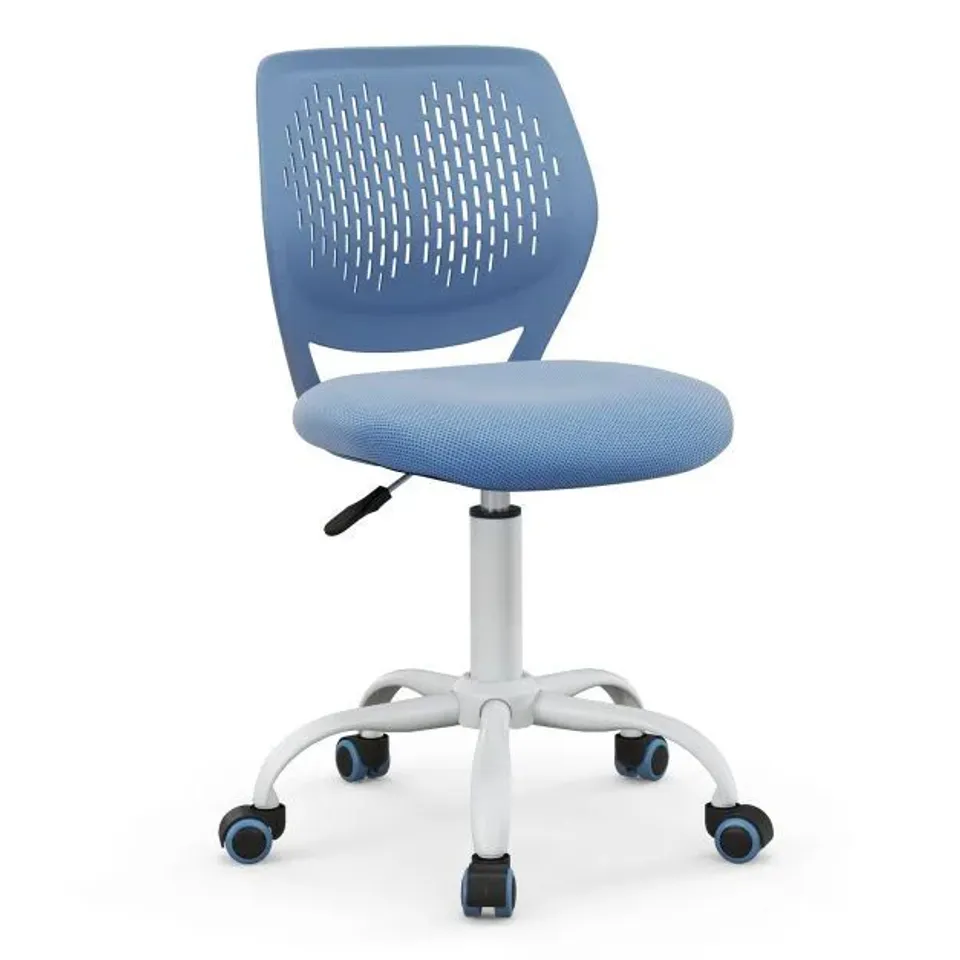 BOXED COSTWAY ERGONOMIC CHILDREN'S STUDY CHAIR WITH ADJUSTABLE HEIGHT - BLUE