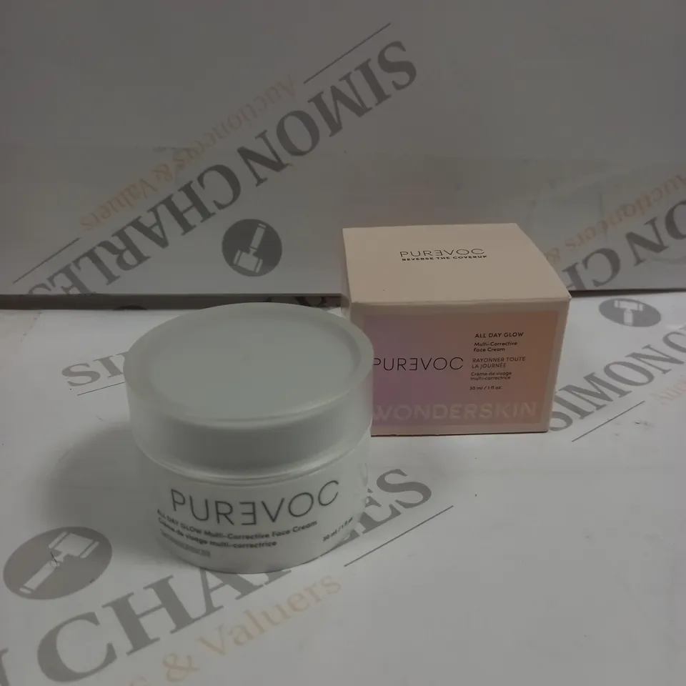 WONDERSKIN PUREVOC ALL DAY GLOW FACE CREAM 30ML