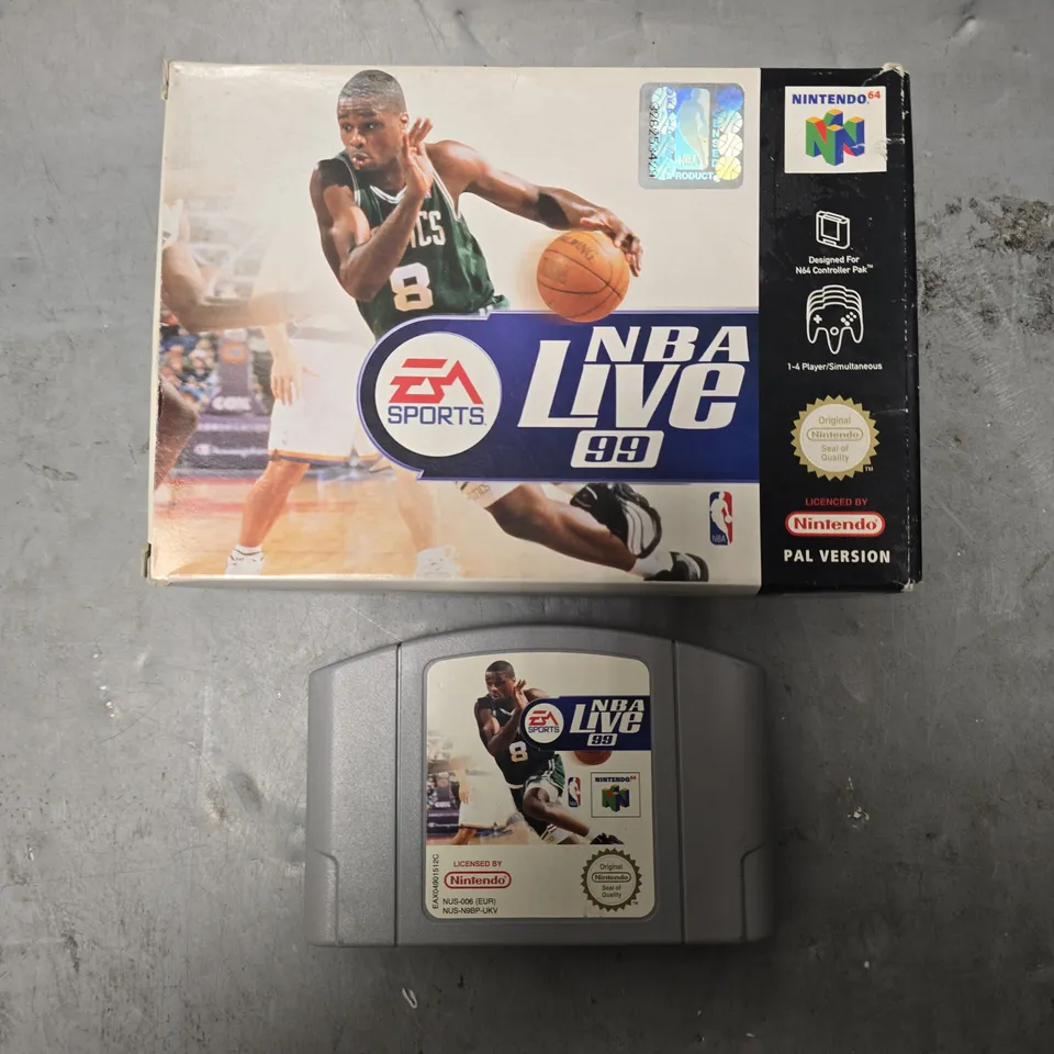 BOXED NBA LIVE 99 FOR NINTENDO 64