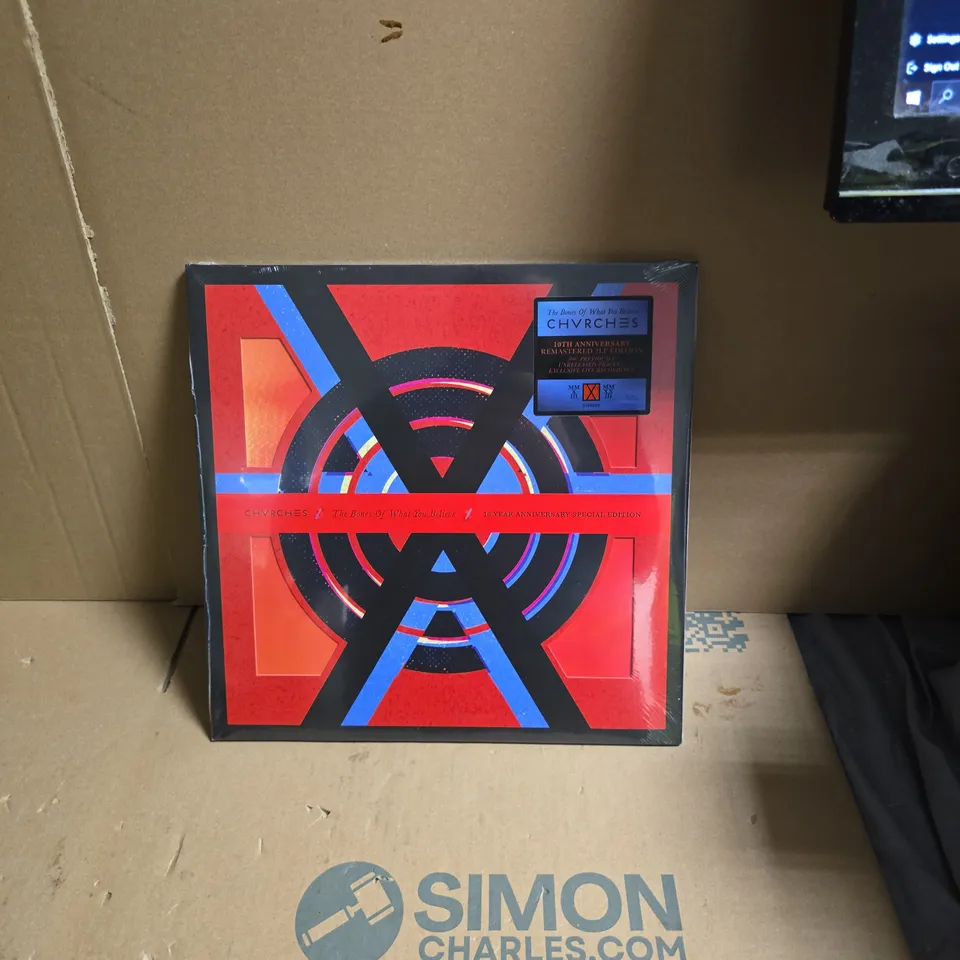 CHVRCHES - THE BONES OF WHAT YOU BELIEVE - 10TH ANNIVERSARY REMASTERED DOUBLE VINYL LP EDITION