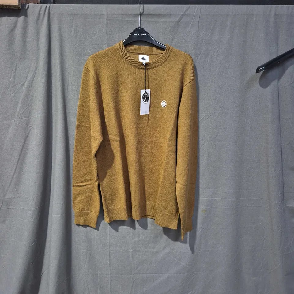 PRETTY GREEN CAMEL KNIT JUMPER – UK M