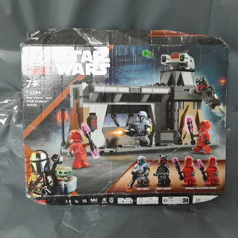 BOXED LEGO STAR WARS PAZ VIZSLA AND MOFF GIDEON BATTLE - 75386